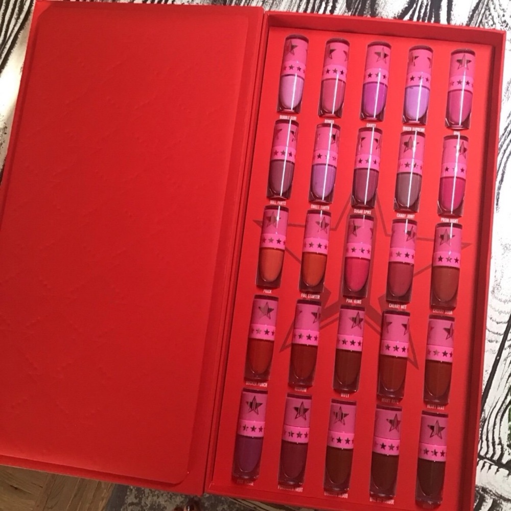 Jeffree Star blood sugar limited edition 25 mini liquid lipsticks - Picture 3 of 5